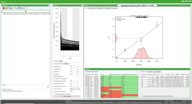 LexEva user interface
